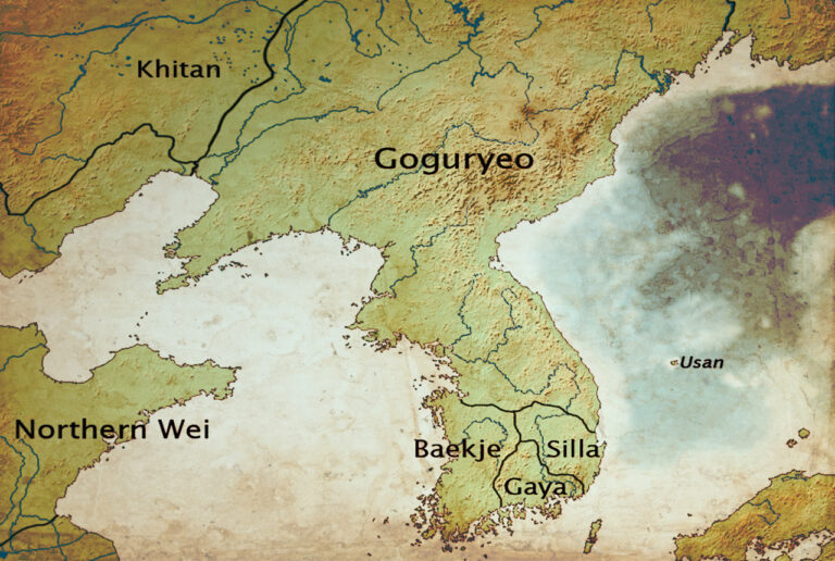 Mapa da Coreia Antiga
